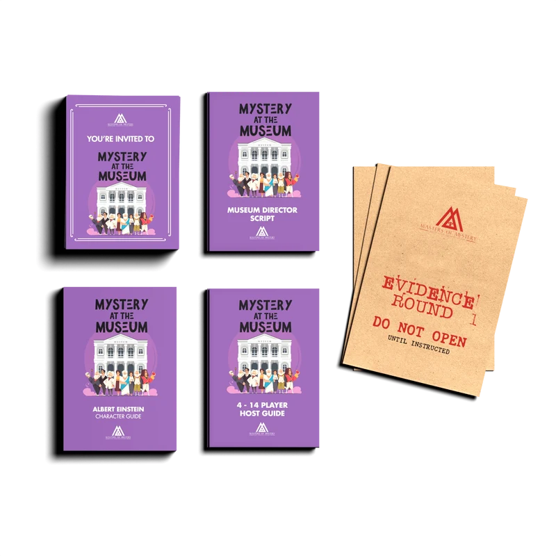 Expansion Pack - Kids Murder Mystery Game Kit - Mystery At The Museum