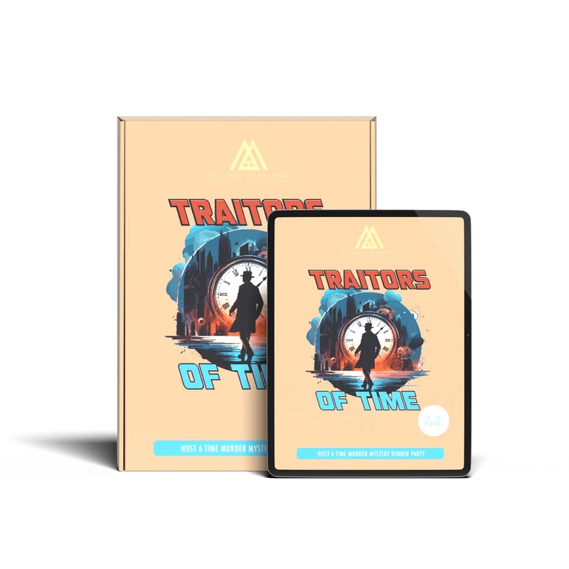 Expansion Pack - Traitors of Time - A Time Travel Murder Mystery Game Kit