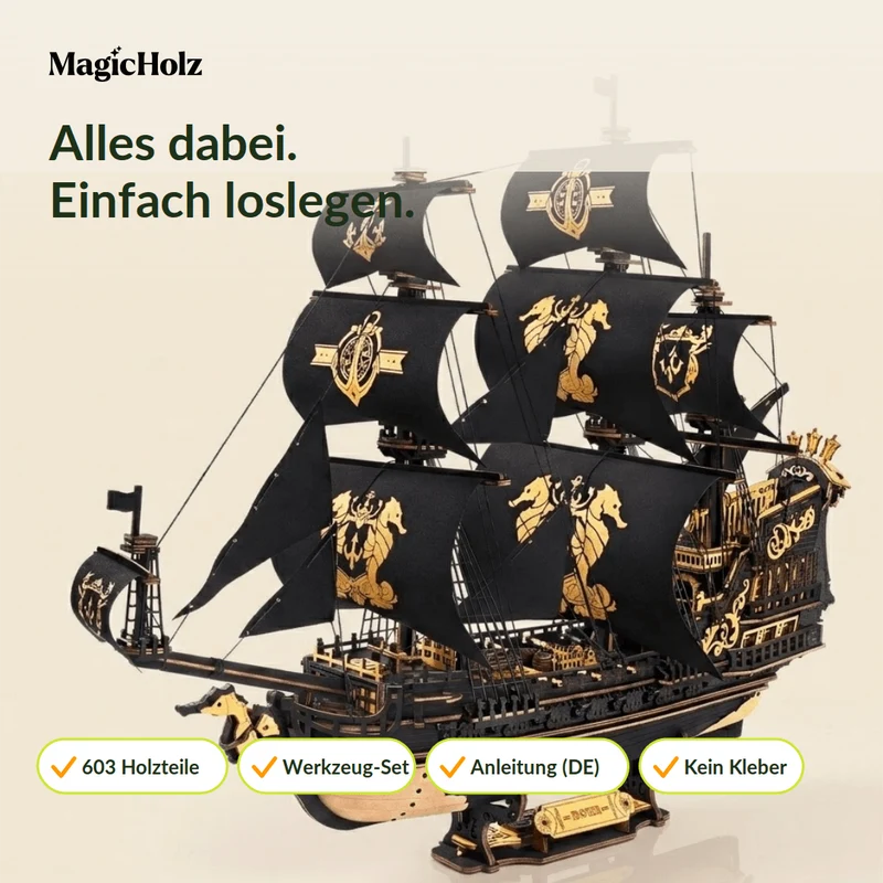 Seahorse Barque Piratenschiff | Black Pearl