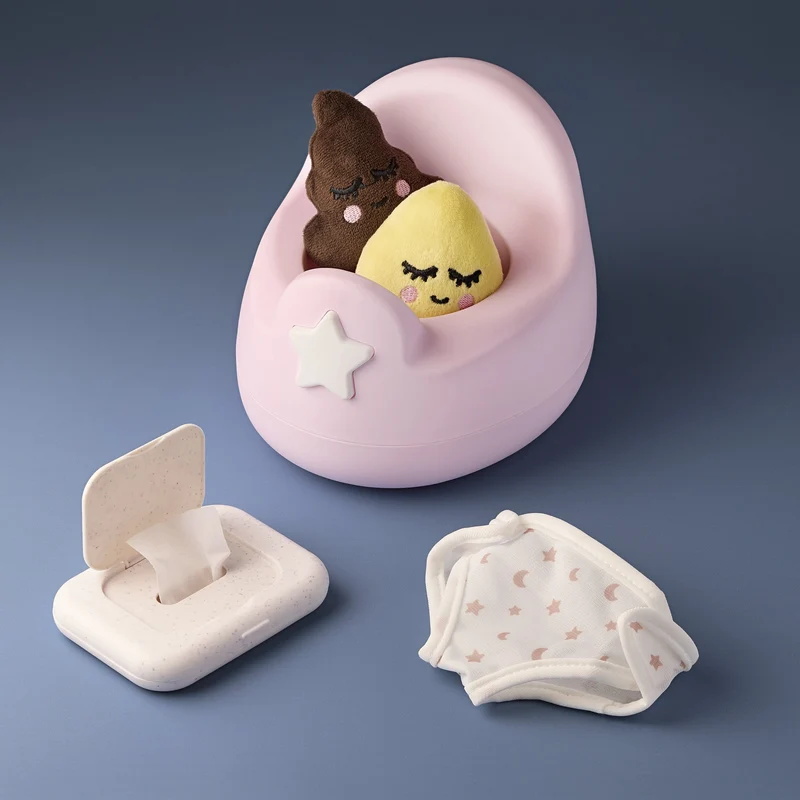 Puppen-Töpfchen - Töpfchen-Set mit Zubehör, Rosa