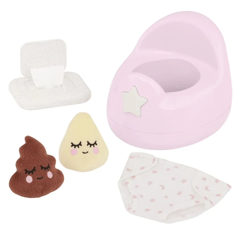 Puppen-Töpfchen - Töpfchen-Set mit Zubehör, Rosa