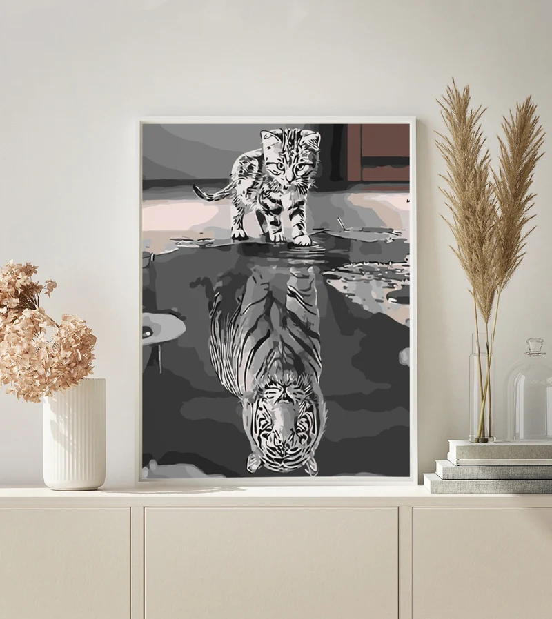 MALEN NACH ZAHLEN | KATZE DREAM BIG