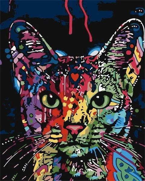 MALEN NACH ZAHLEN | BUNTE KATZE