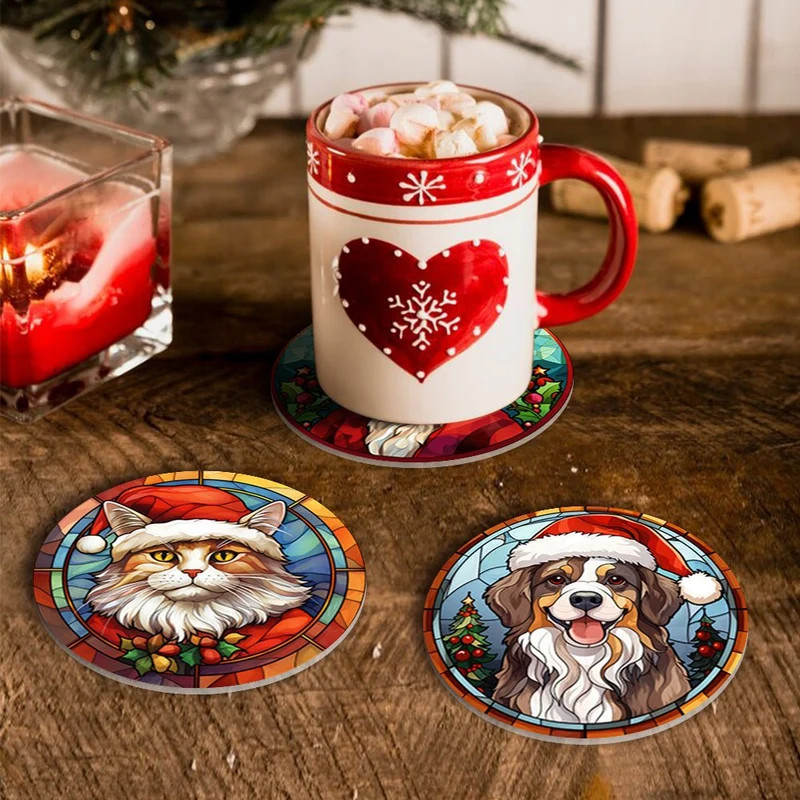 MALEN NACH ZAHLEN | UNTERSETZER CHRISTMAS - 6 Stk.