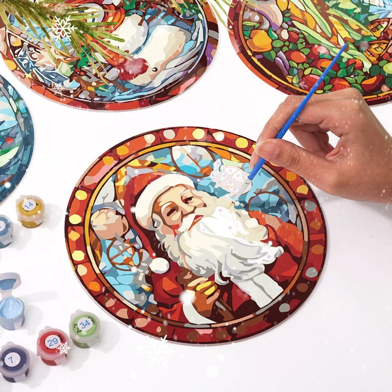 MALEN NACH ZAHLEN | TISCHSET CHRISTMAS - 6 Stk.