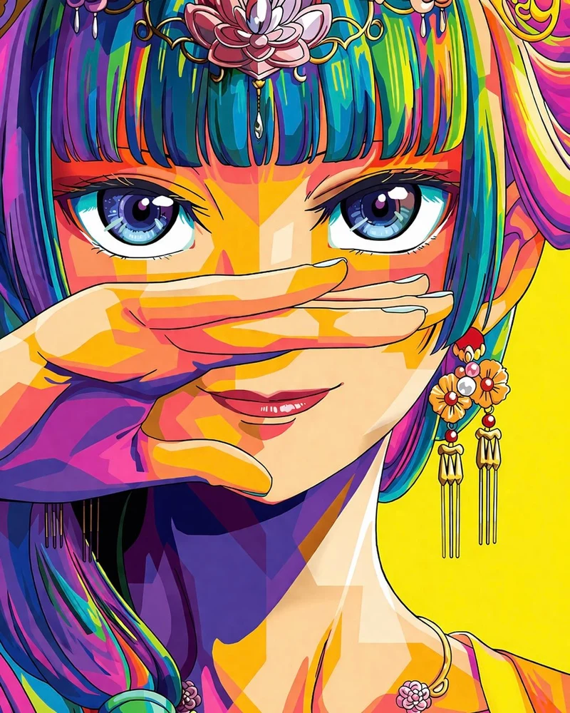 MALEN NACH ZAHLEN | ANIME COLOR FUSION