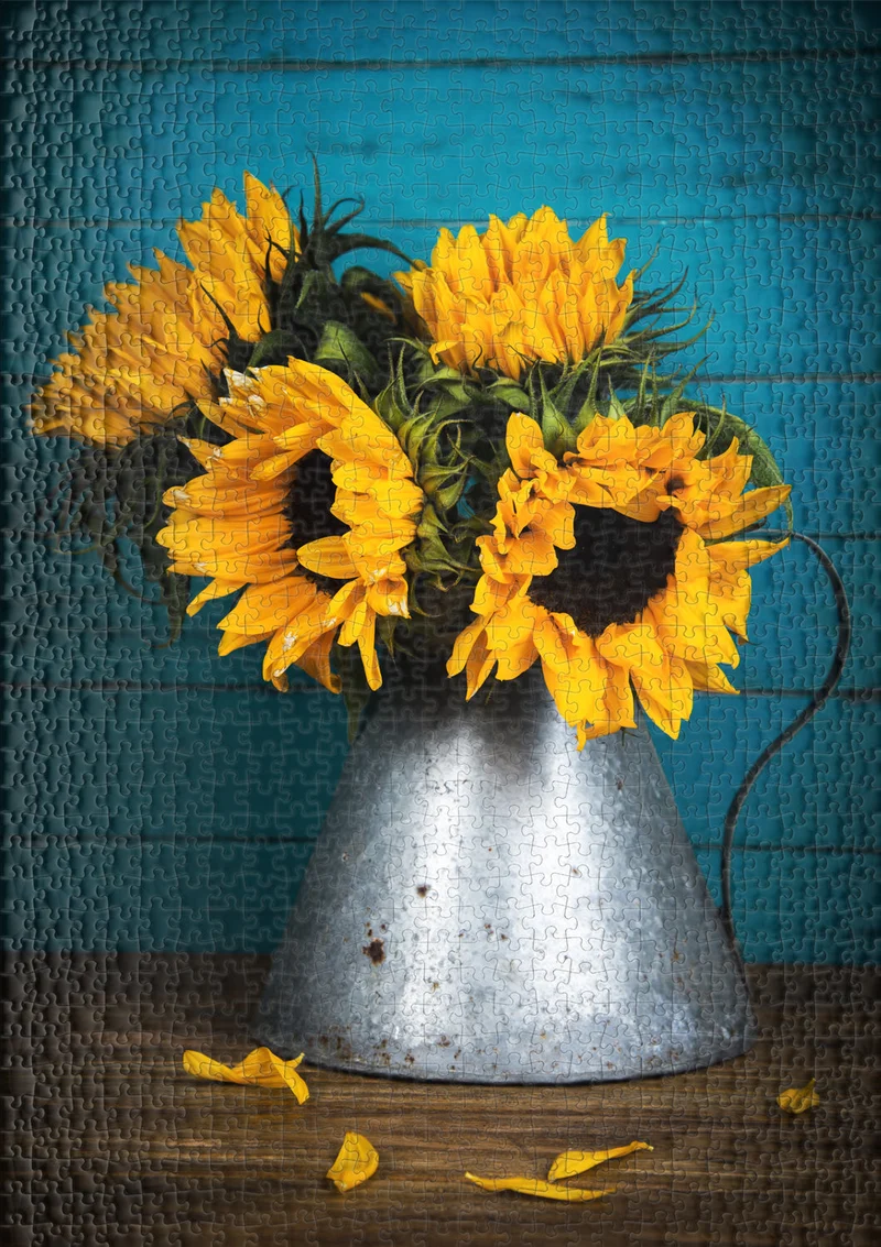 Puzzle 1000 Teile "Sonnen-Anbeter" Sonnenblume