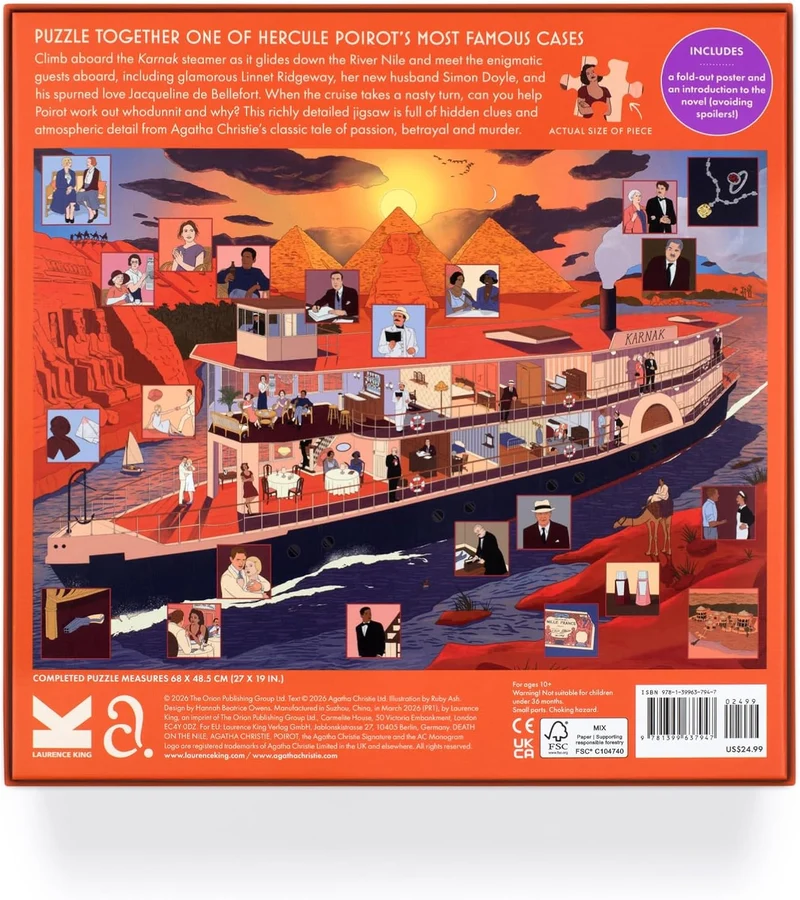 The World of Agatha Christie - Death on the Nile (1000pcs)