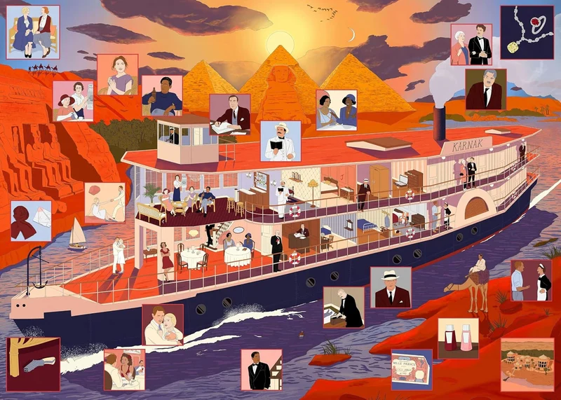 The World of Agatha Christie - Death on the Nile (1000pcs)
