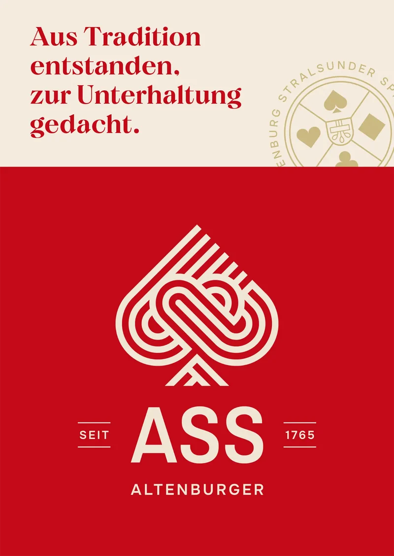 FSC Doppelkopf Leinen, französisches Bild, deutsch