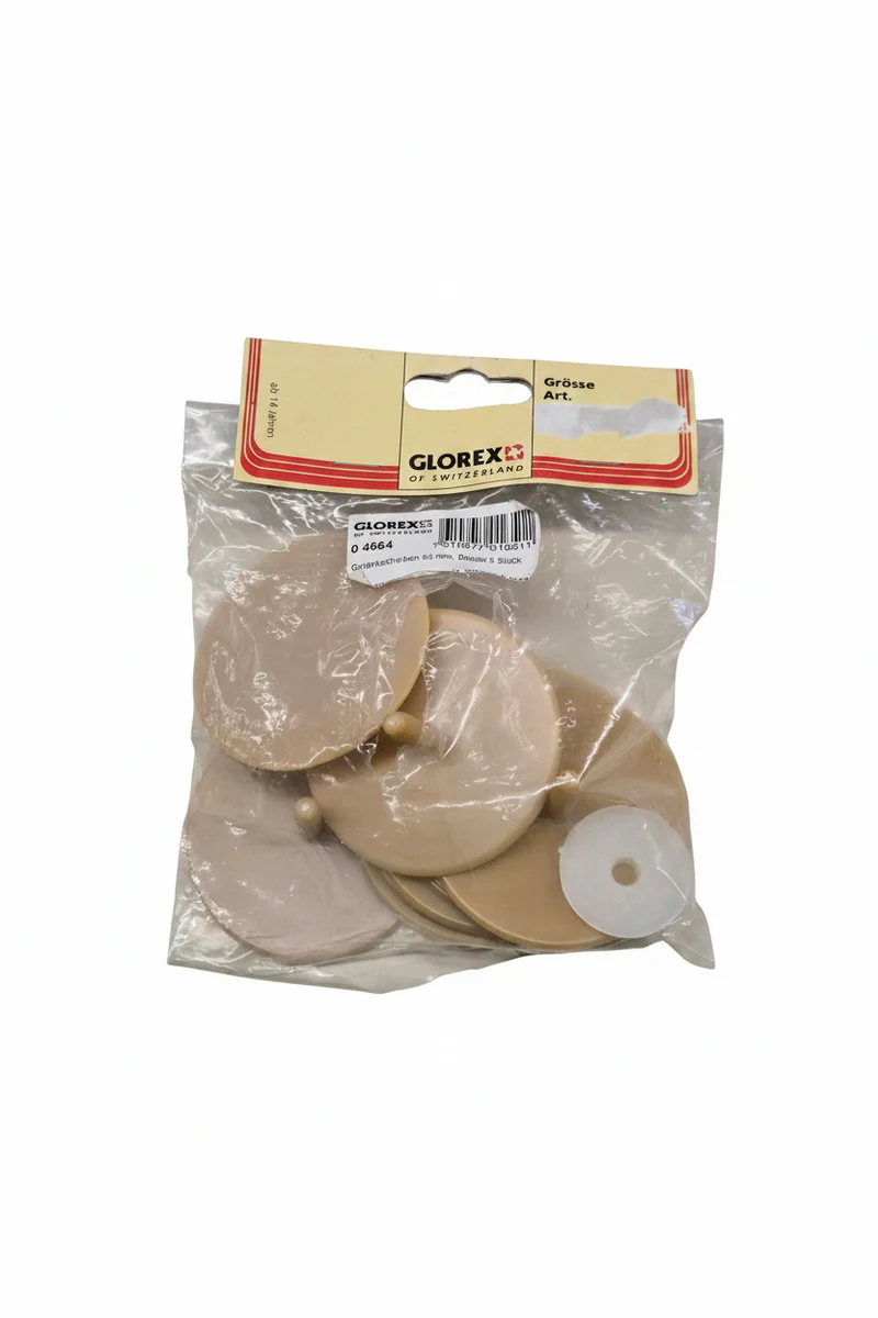 Glorex Teddybär Gelenkscheiben 65mm – 5er Pack