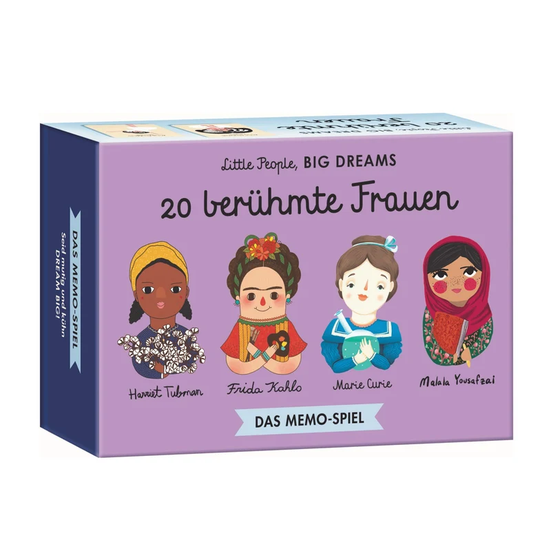 Memo Spiel Little People, BIG DREAMS | 20 berühmte Frauen