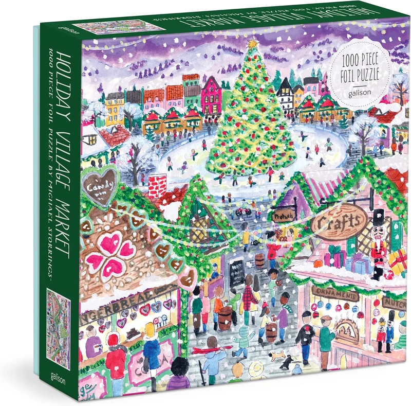 Holiday Village Market, Michael Storrings (1000pcs)