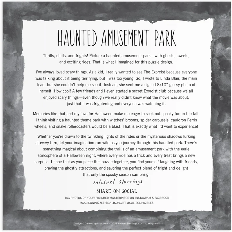 Haunted Amusement Park, Michael Storrings (500pcs)