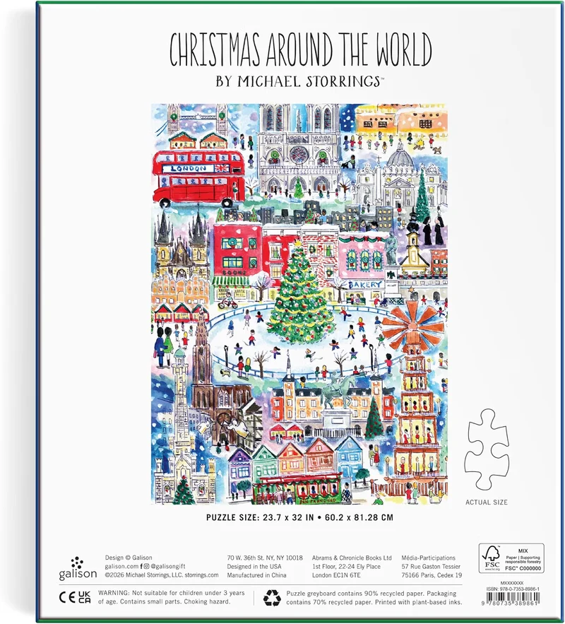 Christmas Around the World, Michael Storrings (1500pcs)