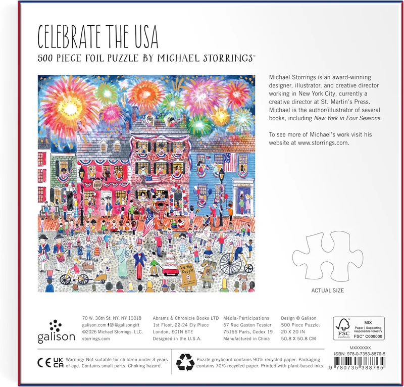 Celebrate the USA, Michael Storrings (500pcs) (FOIL)