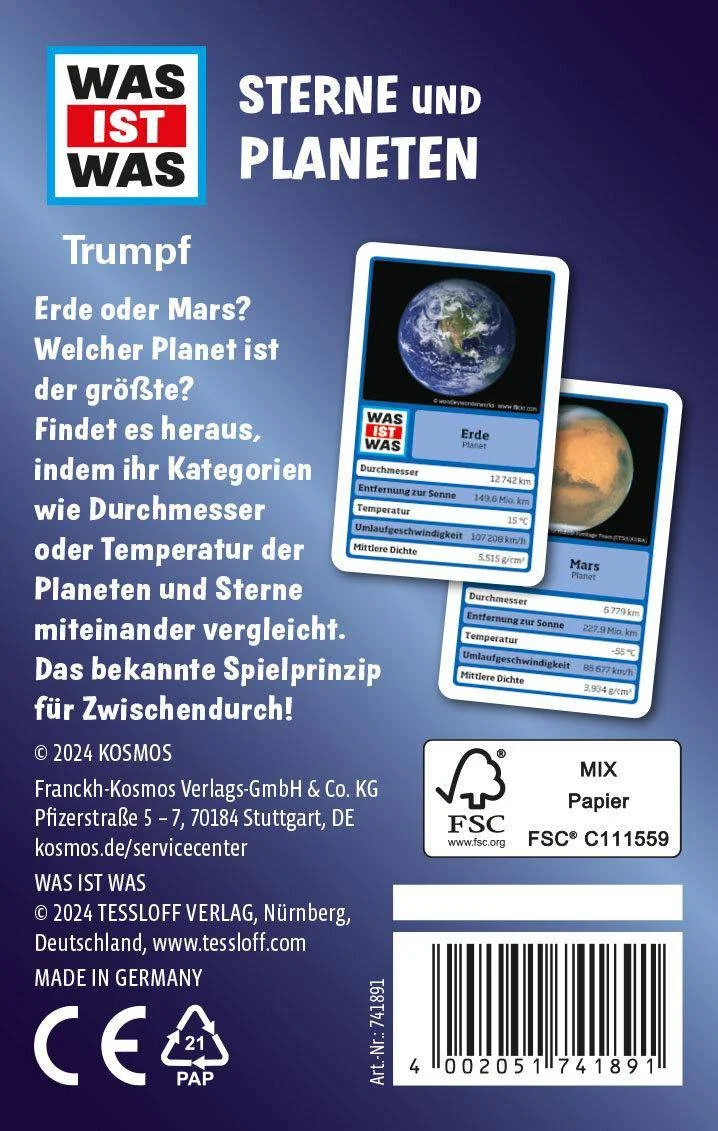 Sterne und Planeten - Was ist Was Trumpf, deutsch