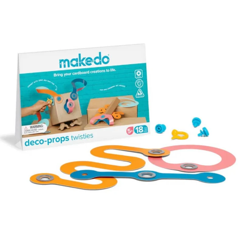 Set mit kreativen Formen Deco-Props – Twisties, 18 Stück