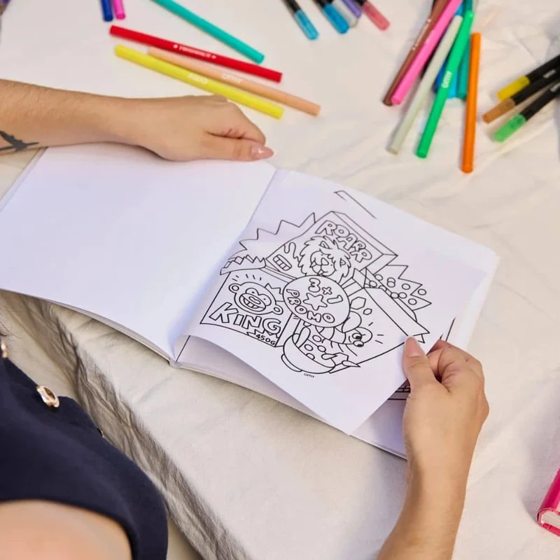 Malbuch Cozy Art – Supermarkt