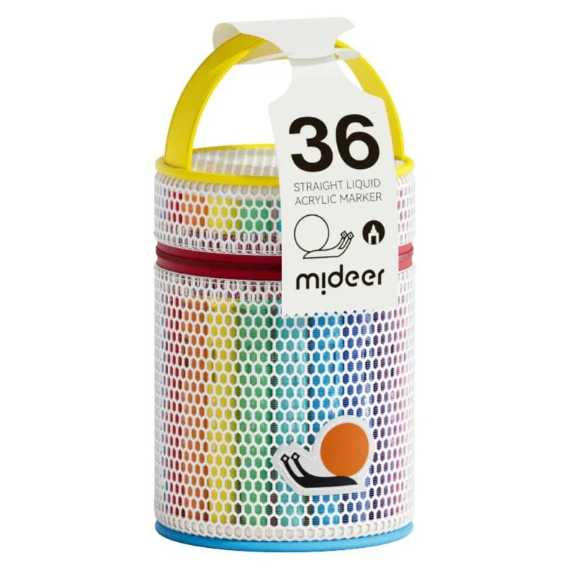 Flüssige Acrylmarker mit Pinselspitze – 36 Farben in einer Tube