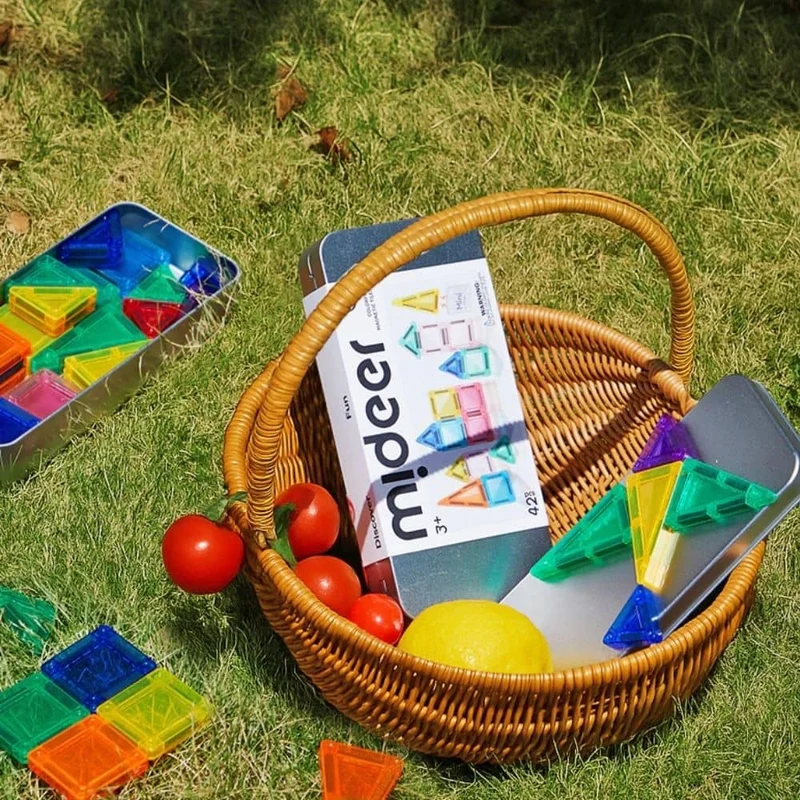 Magnetklötze – Mini-Set mit 42 Teilen
