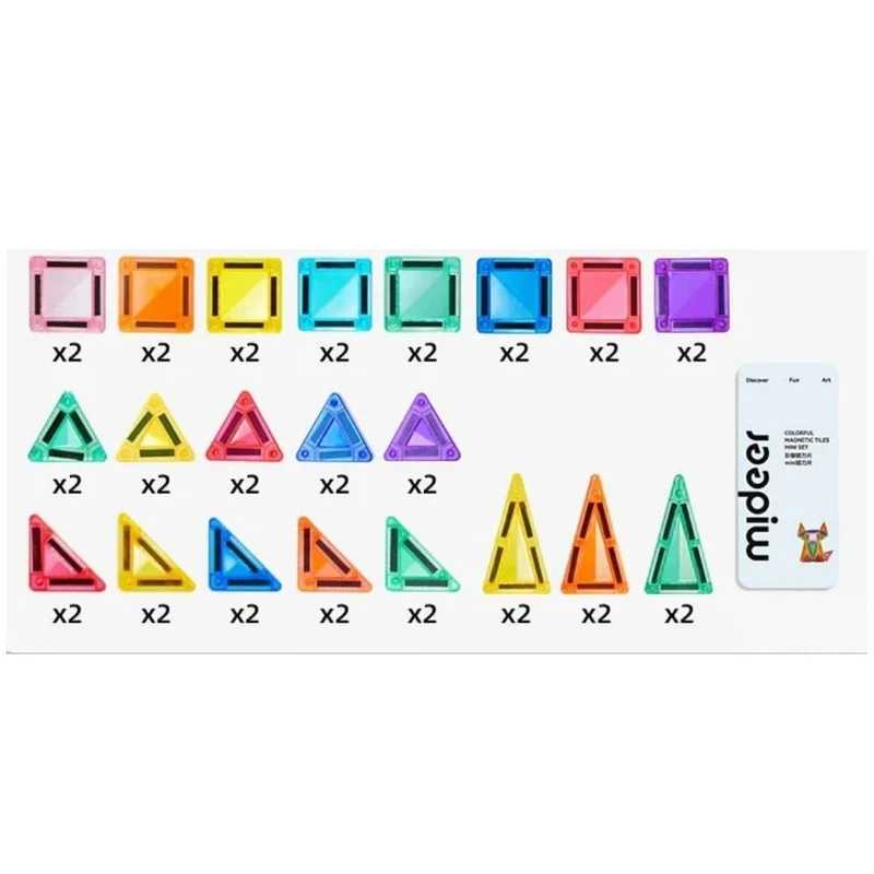 Magnetklötze – Mini-Set mit 42 Teilen