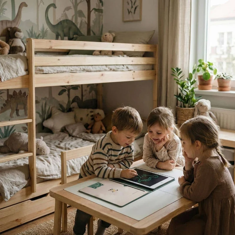 Grafiktablett mit Arbeitsblättern zum Zeichnen KidBook – Dino