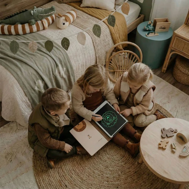 Grafiktablett mit Arbeitsblättern zum Zeichnen KidBook – Safari