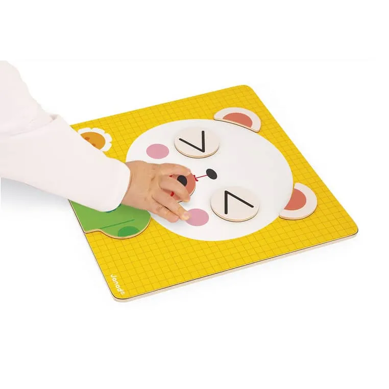 Magnetisches Puzzle – Emotionen Bär