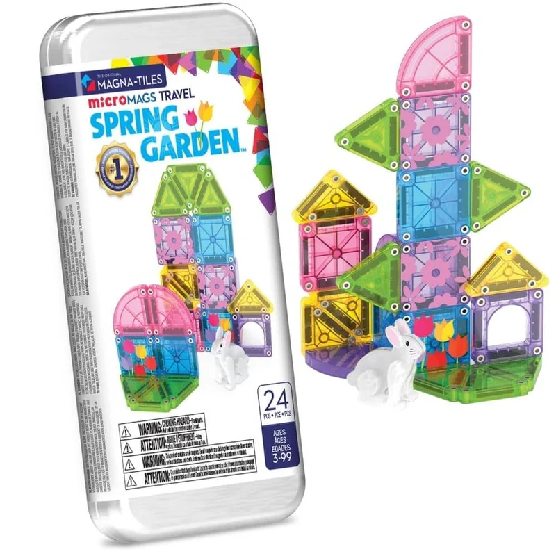 Magnetklötze – microMAGS Spring Garden Travel 24 Teile