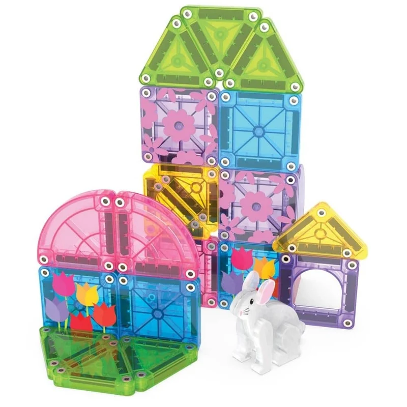 Magnetklötze – microMAGS Spring Garden Travel 24 Teile