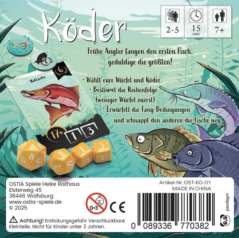 Köder, deutsch