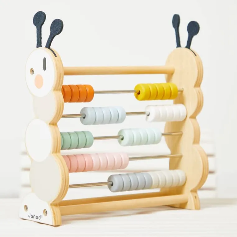 Holz-Abakus Raupe – Sweet Cocoon 18m+