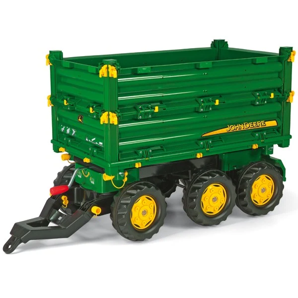 RollyToys Multi Anhänger John Deere, 3-achsig