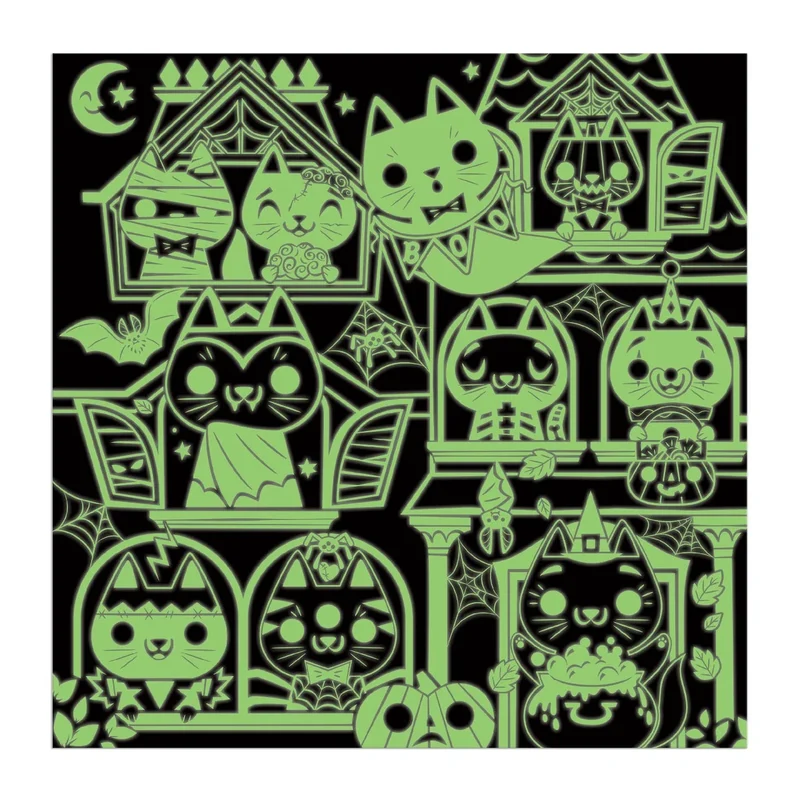 Haunted House Cats (Glow-in-the-Dark) (300pcs)