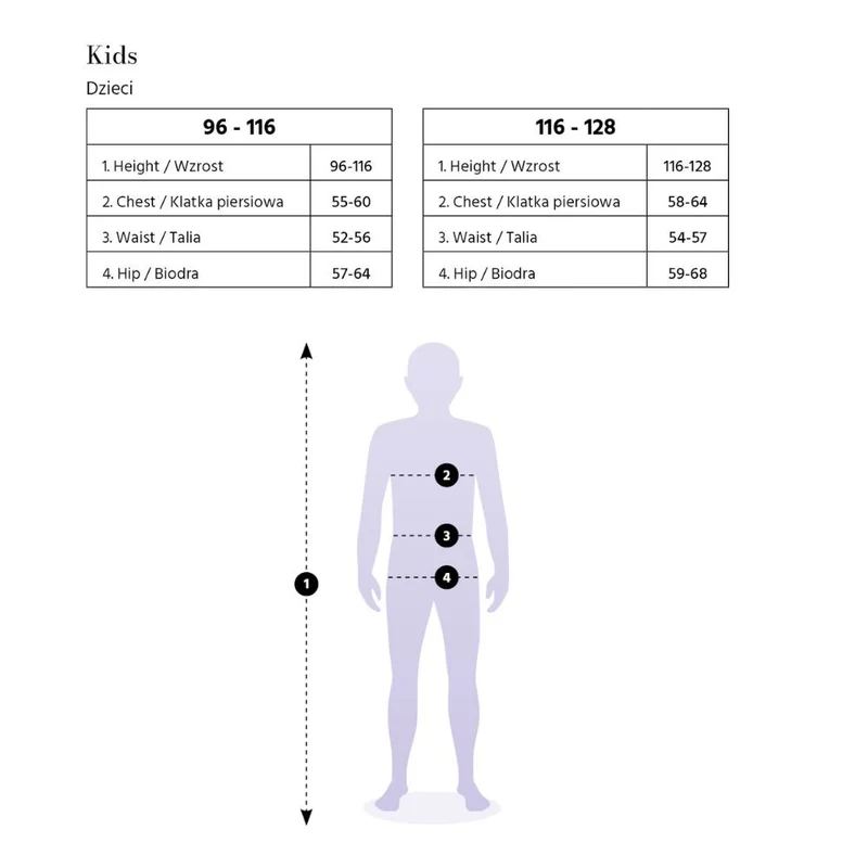 Ninja-Kostüm schwarz – Größe 96–116 cm (3–6 Jahre)