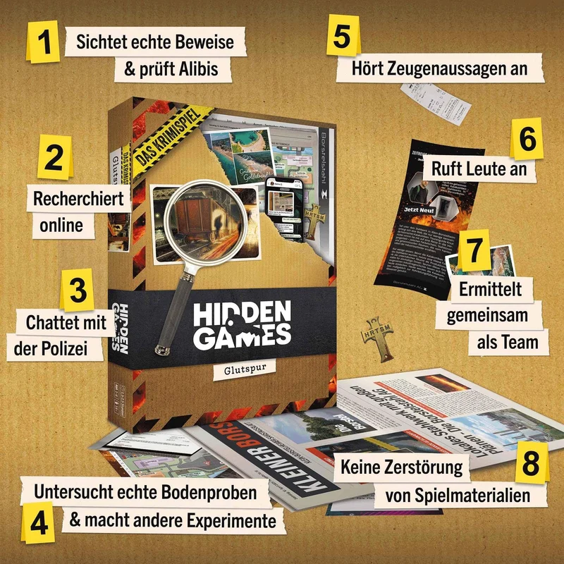 Hidden Games Tatort: Glutspur, deutsch