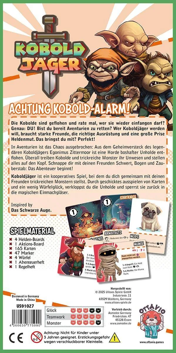 Koboldjäger, deutsch