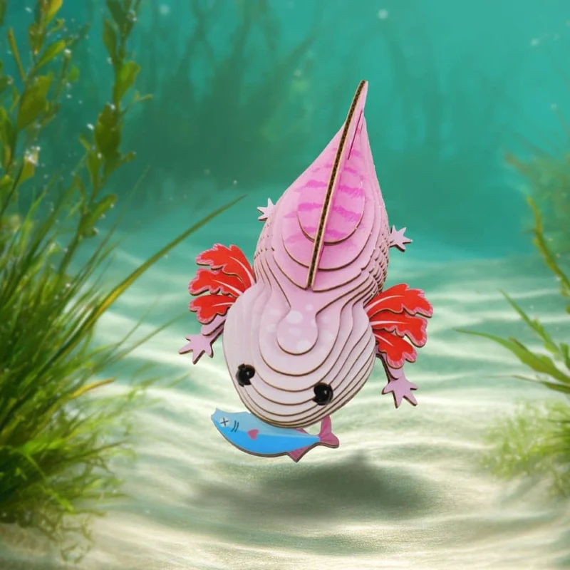 Öko-Puzzle 3D – Axolotl