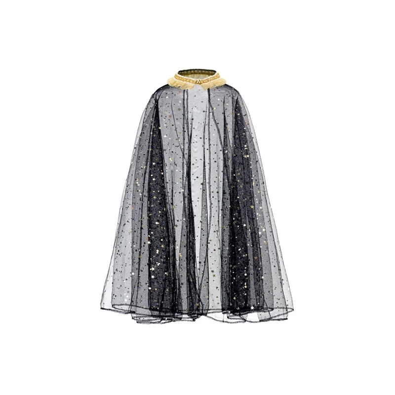 Outfit für Mädchen – Universeller schwarzer Umhang