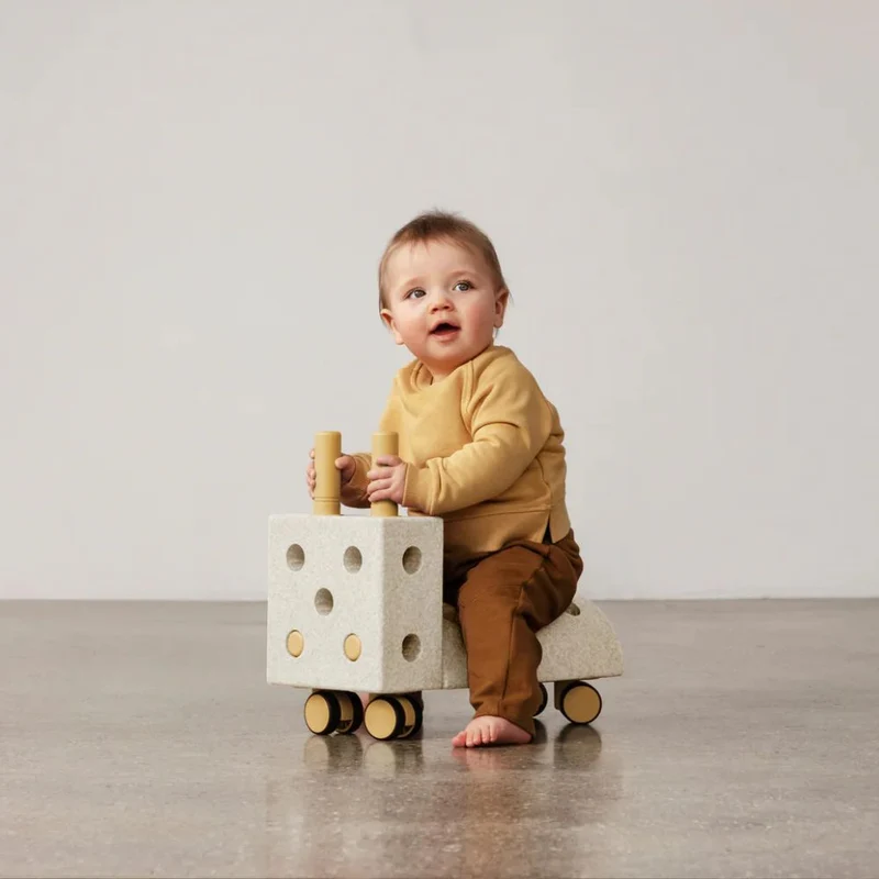 Kreative Bausteine zur Förderung der Grobmotorik Tiny Ride – sandgrau