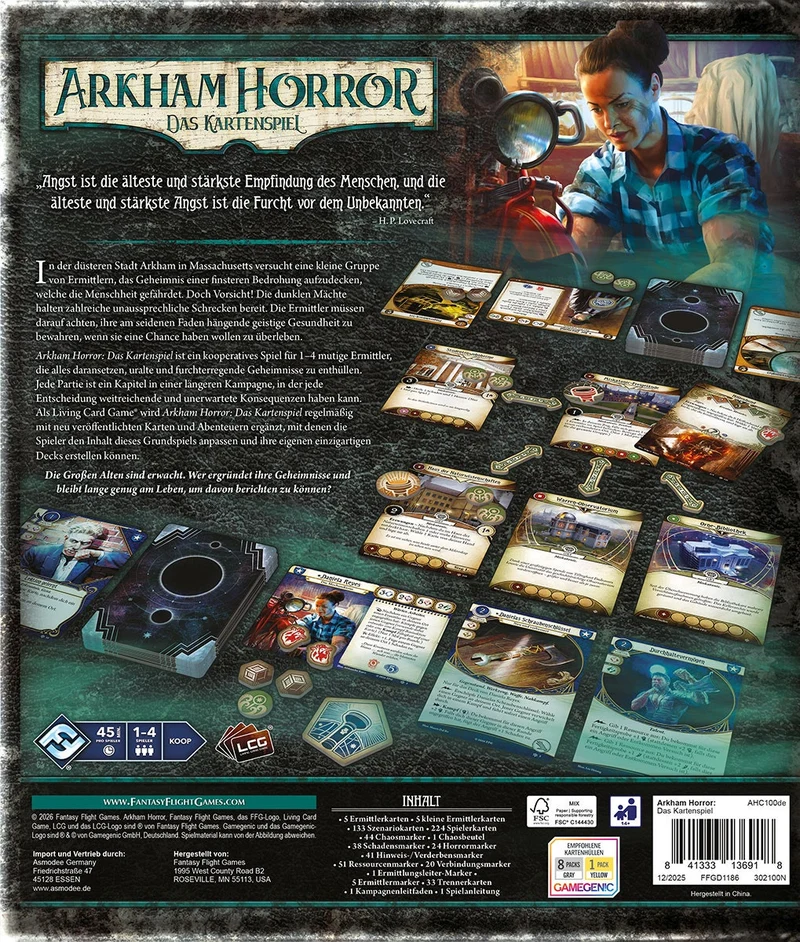Arkham Horror: Das Kartenspiel, deutsch
