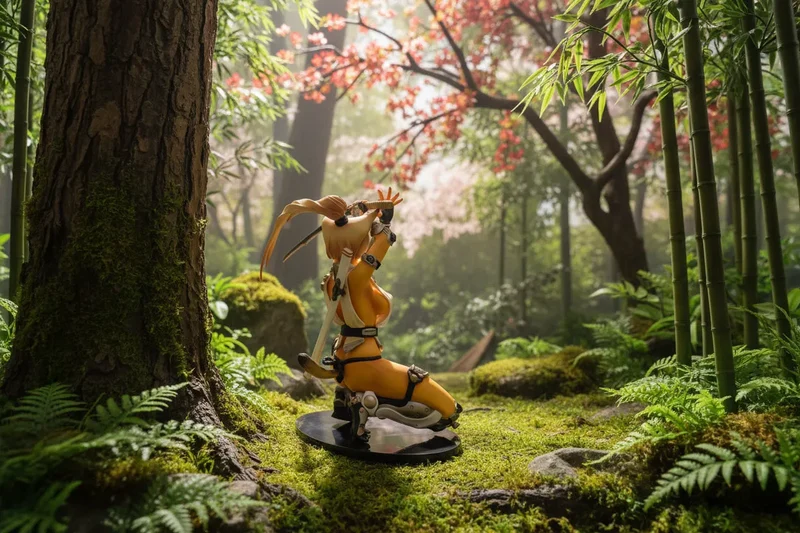 Tandem Twin Animal Girls – Lynx (Ougyoku / Topaz Version) Yamato, ca. 2006 | 1/6 Scale Sammlerfigur