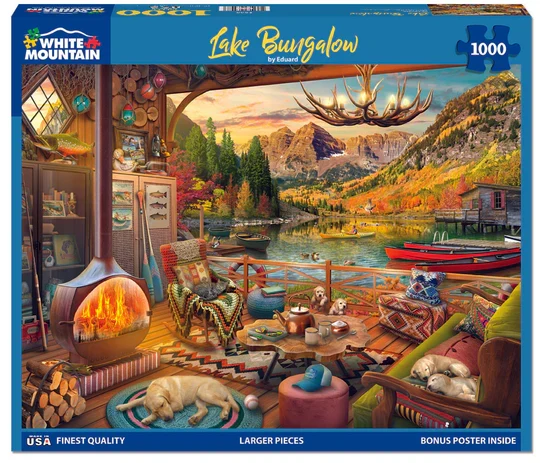 PFG Lake Bungalow, Eduard (1000pcs) (Usage/Used - PUZZLES FOR GOOD)