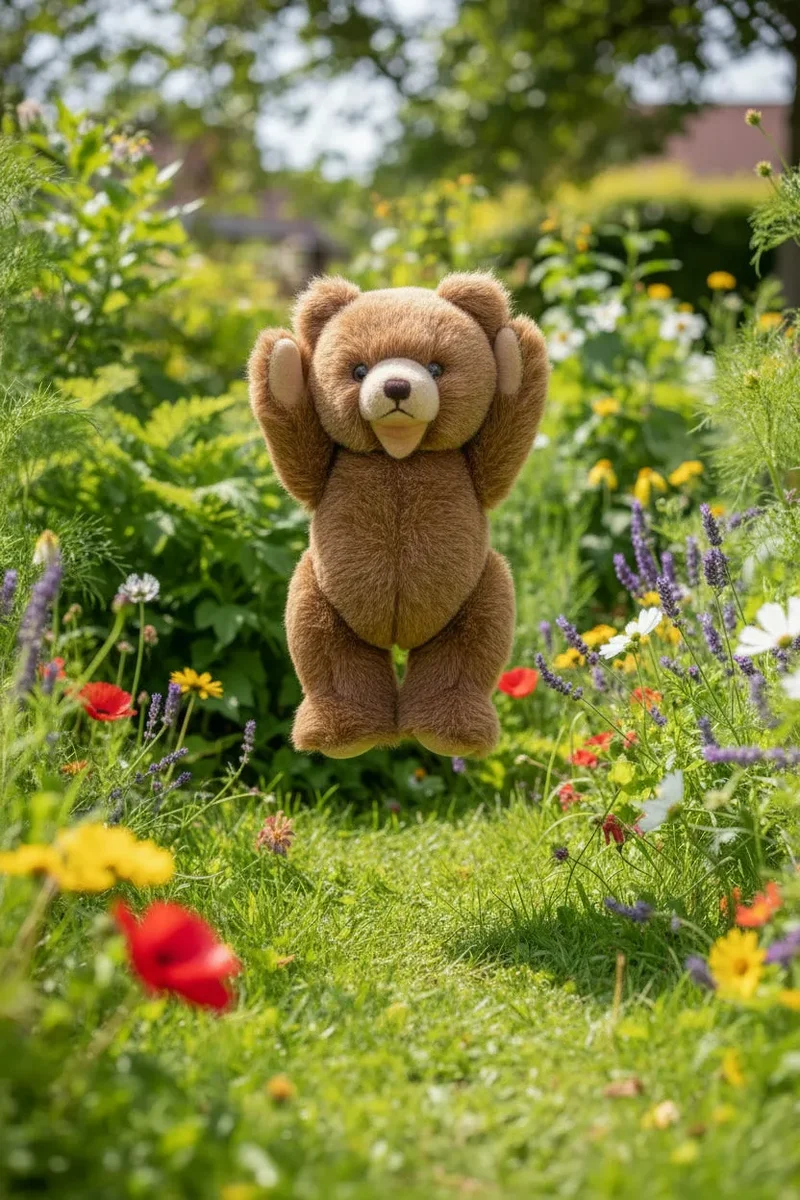 Teddy-Hermann Bär 17cm – realistisches Kuscheltier