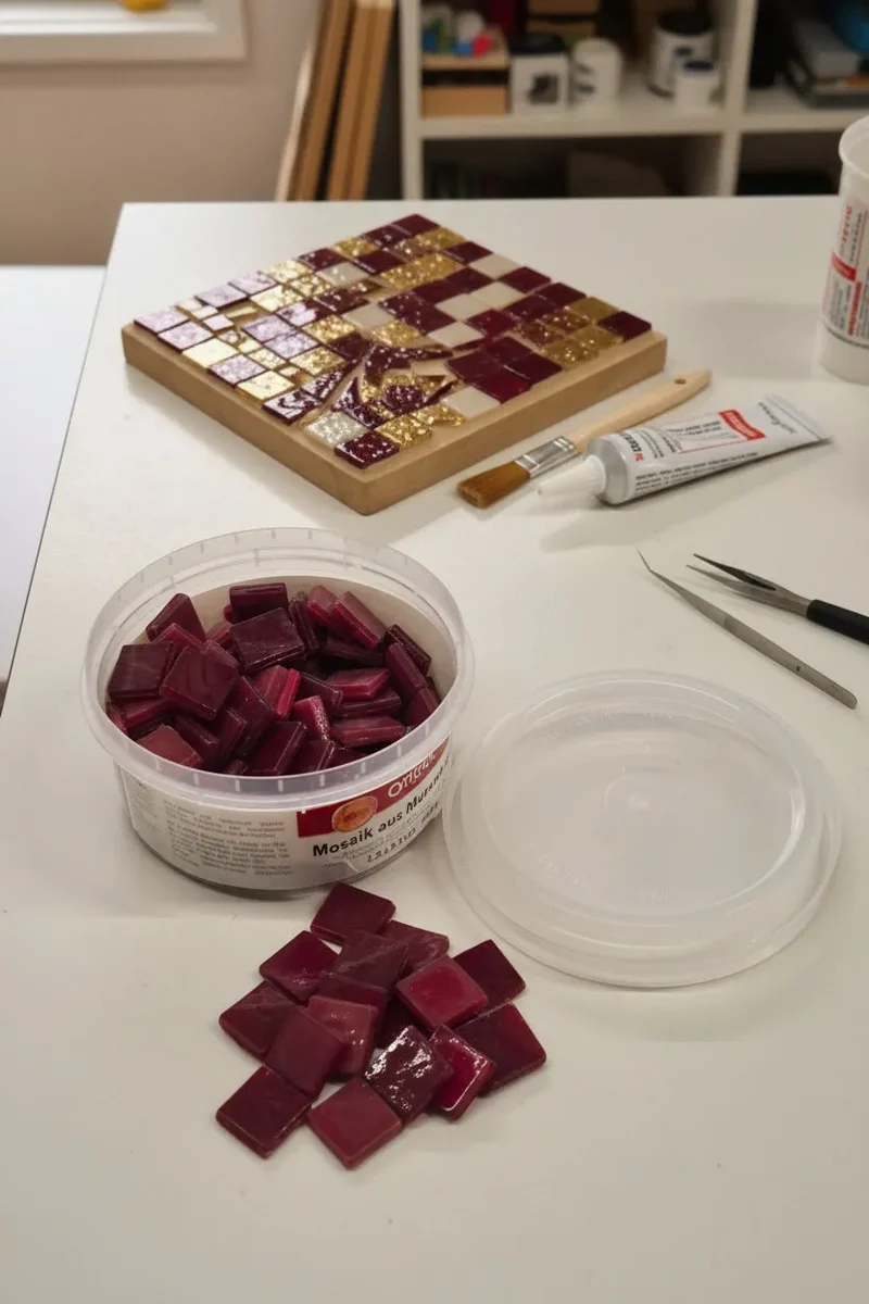 Mosiak in verschiedenen Farben "Grosse Steine"
