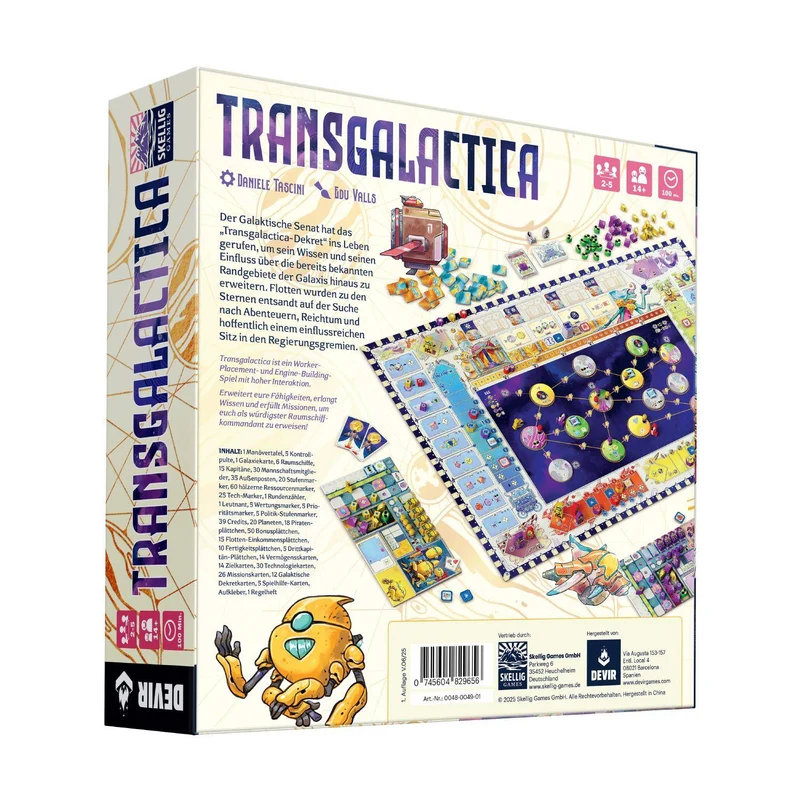 Transgalactica, deutsch