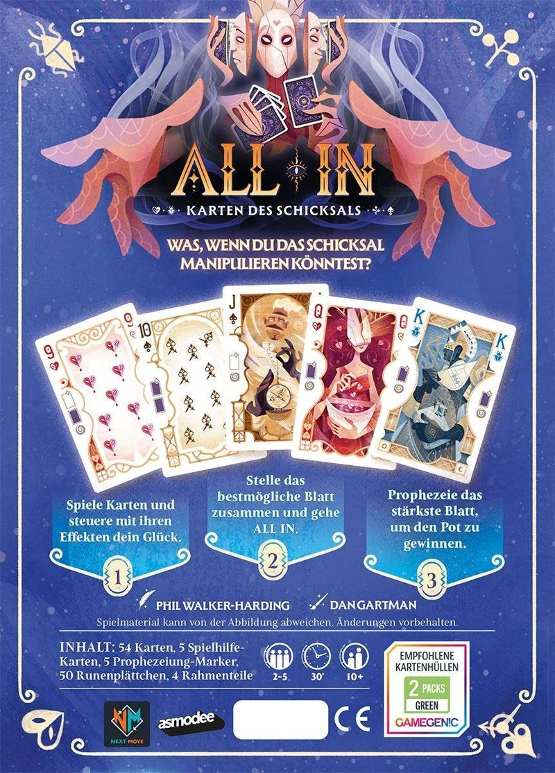 All In: Karten des Schicksals, deutsch