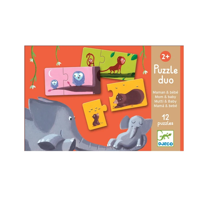 Duo-Puzzles für die Kleinsten – Mütter und ihre Kinder