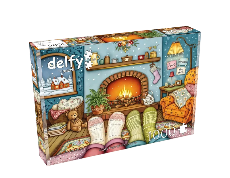 Cozy Feet, Winter Night (1000pcs)